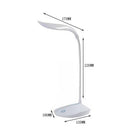 LED Table Lamp USB Eye Protection Touch Kids Bedroom Night Light (White) Newly