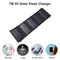 Foldable Charging Power Bank 7W USB Solar Panel Charger Pack for Hiking Cam