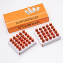 Side Indicator 12V 5W Lamp 501 T10 W5W Amber Orange LED Car Light Bulbs