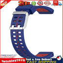 Silicone Watch Band for Polar V800 Replacement Wrist Strap (Blue Red) Newly