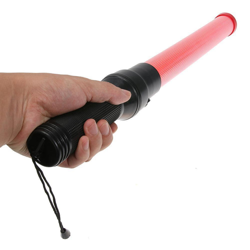 Traffic Rescure Signal Street Control Warning Flashing Light LED Baton (Red)