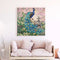 DIY Peacock Part Drill Diamond Painting Kit Handmade Rhinestone Beaded Picture