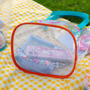 Summer PVC Clear Women Jelly Handbag Cartoon Cute Women Beach Travel Tote Bags