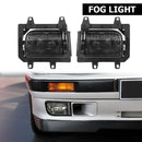 2pcs Front Left+Right Bumper Fog Lights Lamps+Bulbs Kit for E30 318i 325 85-93