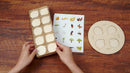 Wooden Life Cycle Board Puzzle Teaching Aids Material Biology Zoology