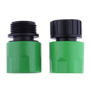 5pcs Hose Pipe Fits Set Fast Green Water Plug Adapter Garden Ra