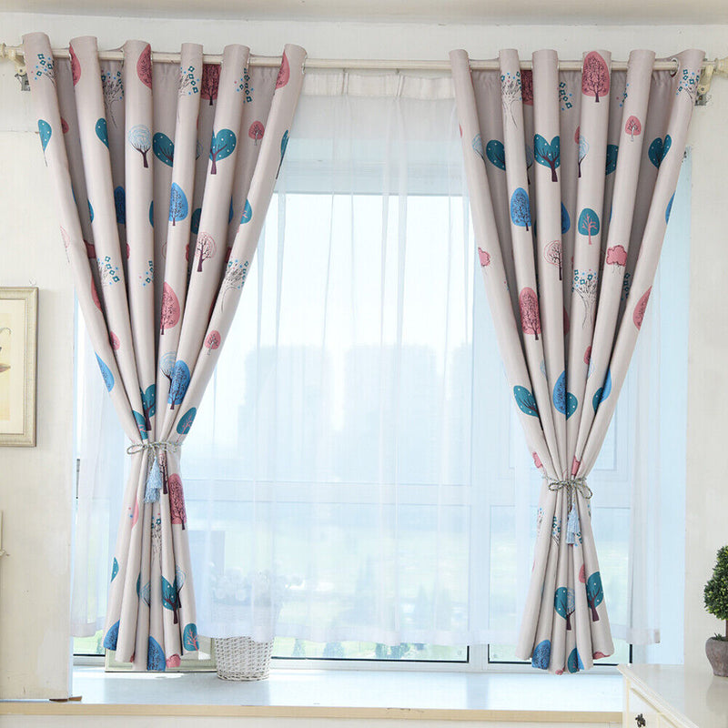 Window Curtain Drape Textile Printing Scarfs Valances for Bedroom Balcony