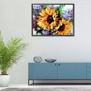 5D Diamond Painting Kit Flowers Full Round Drill DIY Crafts Mosaic Home Picture
