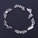 60pcs Angel Wings Butterfly DIY Decor Charm Jewelry Pendant Chain Necklace