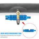 Bicycle Tire Wrench American French Valve Core Disassembly Tool (Blue) Newly