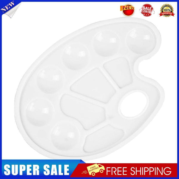 Plastic Palette Art Drawing Tray for Oil Watercolour White Painting Pallet