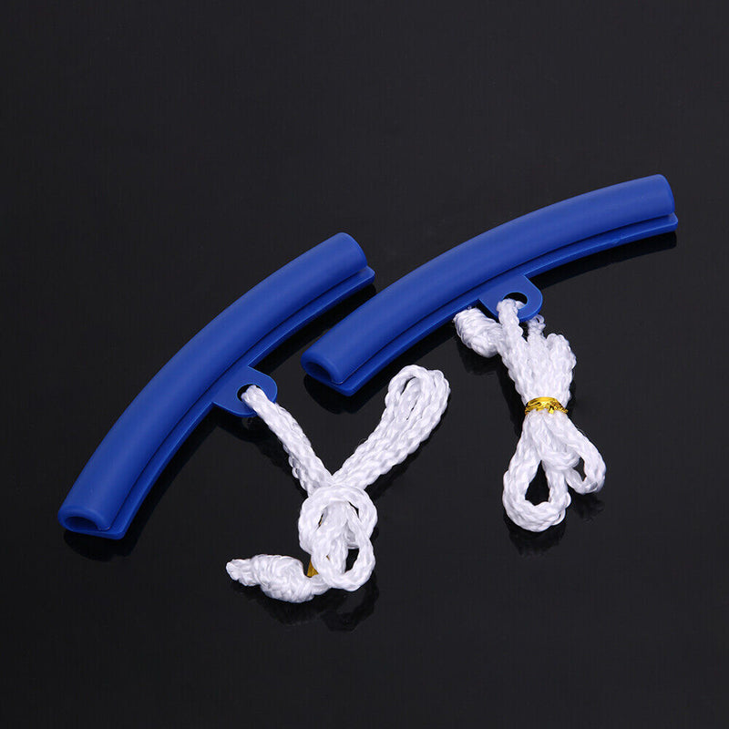 2pcs Motorcycle Saver Changing Tyre Tire Wheel Rim Edge Protectors (Blue) Newly