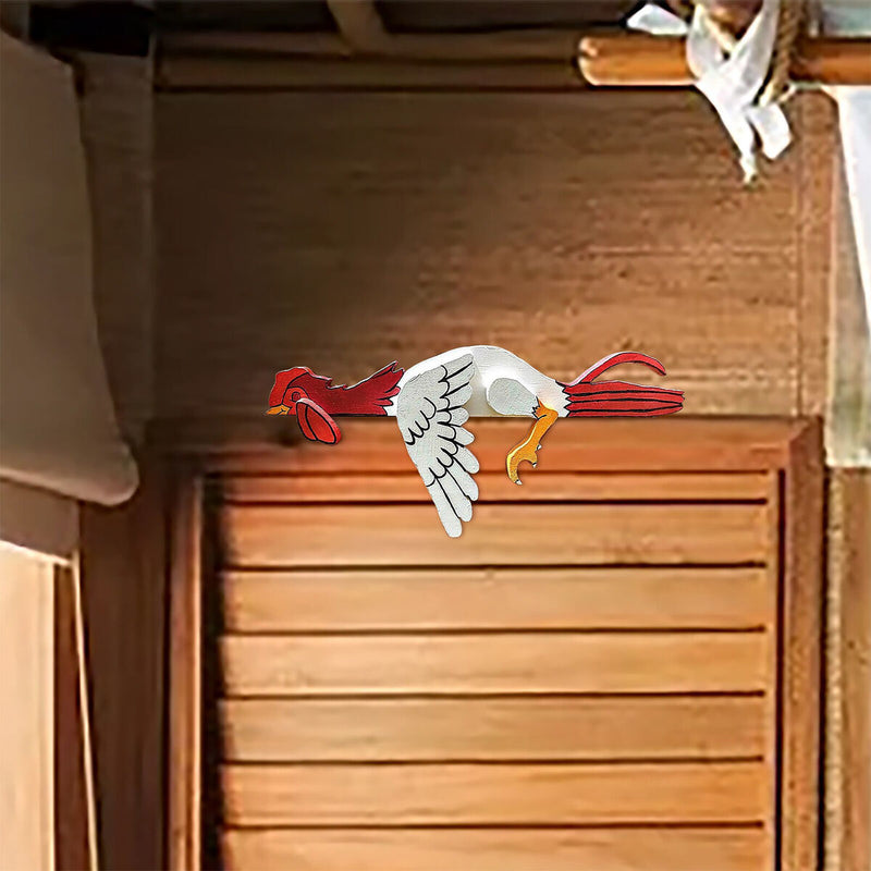Miniatures Wooden Chicken Ornament Door Case Top Sculpture Artworks Chicken