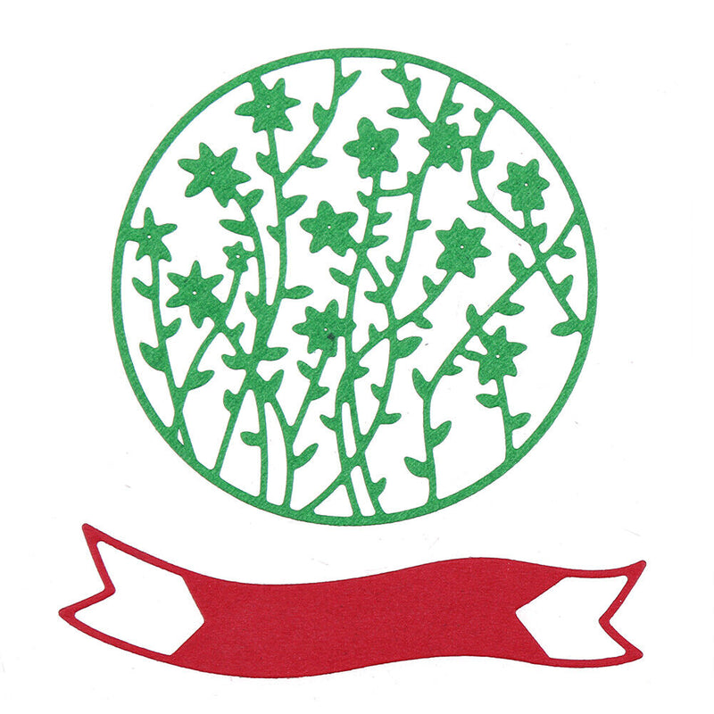 2pcs Carbon Steel Grass Cutting Dies Stencils DIY Scrapbooking Decor Gift-1