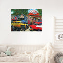 Oil Paint By Numbers Picture DIY Drawing Street Car Painting Kit Artwork