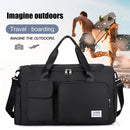 Oxford Cloth Shoulder Duffel Handbag Women Travel Sport Fitness Weekend Gym Bags