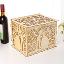 DIY Wooden Wedding Card Boxes Mr Mrs Business Card Wood Box Holder Wedding