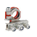 Car Part Kit Battery Terminals Wire Cable Clamp Terminal Connectors 3 Way
