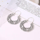 Fashion Hollow Out Hoop Earrings For Women Wedding Jewelry Party C1J7