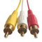Electronic Black HDMI Male To 3 RCA Cable 1080P 5FT Adapter Audio Video AV Cord