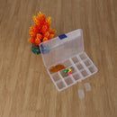 15 Slots Transparent Plastic Fishing Lure Box Fishing Tackle Storage Box Newly