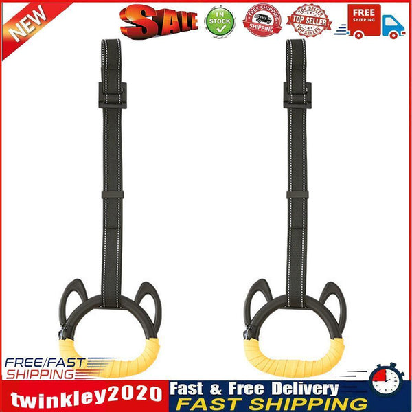 Kids Gym Ring Adjustable Strap Pull Up Strength Training Equipment (2m) Newly