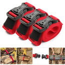3pcs Durable Nylon Cargo Strap Tie Down Luggage Fastener Belt with Buckle Newly