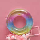 Inflatable Swimming Sequins Rings Float Water Pool Party Swim Circle (70) Newly