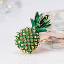 Elegant Pineapple Pins Brooch Rhinestone Badges Jacket Jewelry Ornaments Newly