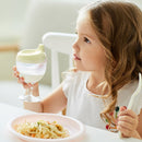 Baby Goblet No Spill Baby Sippy Cup Wine Glass for Baby Kid Party (Yellow) Newly