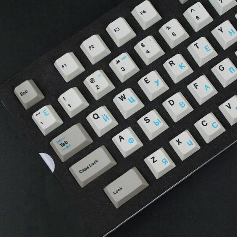 Waterproof Russian Transparent Stickers For PC Laptop Keyboard Hot T8D4