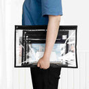 Transparent PVC Stationery Organizer Bags Zipper bag Pencil bag File Holder