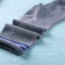 Baby Boys Girls Preppy Stripe Print Knee Socks Kids Sports Sock (Grey S)