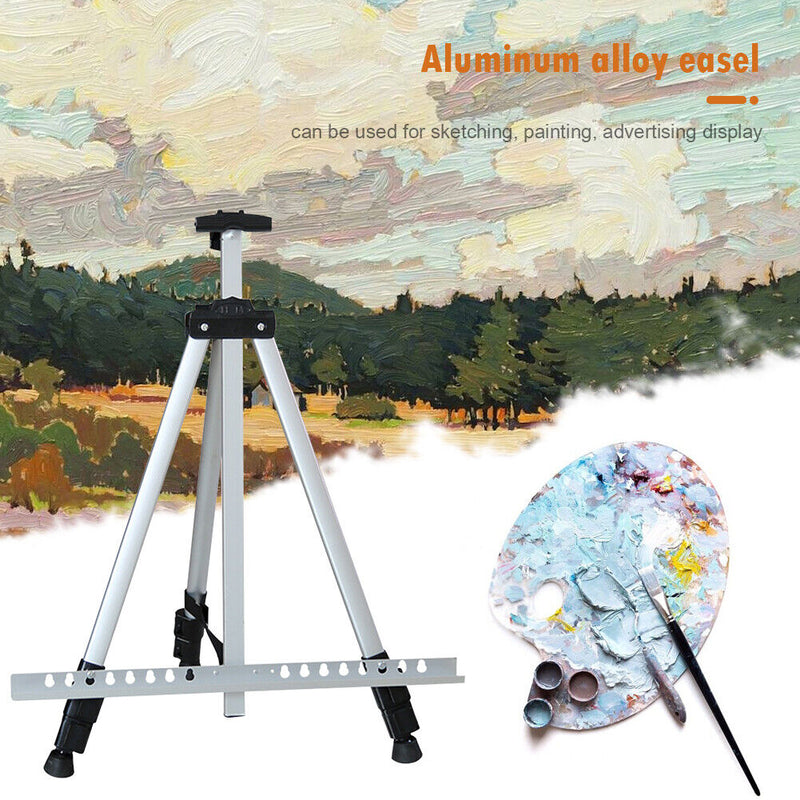 Folding Telescope Studio Painting Easier Tripod Aluminum Alloy Display Hal