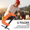 Heavy Duty G Wood Clamp Steel Woodworking Fixture for Carpentry (4 inch)