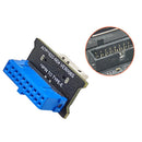 USB 3.0 19Pin to USB 3.1 Type-C Front Panel Header USB Type-E Adapter