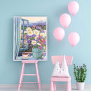 #A 5D Diamond Painting Kit Flower Partial Special Shape Drill Rhinestone DIY W