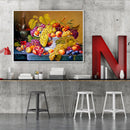 DIY Oil Paint by Numbers Fruit Hand Painted Acrylic Coloring Drawing Kit