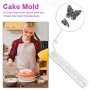 Fondant Lace Mat Leaf Love Mold Chocolate Cake Decorating Tools (CT5010)