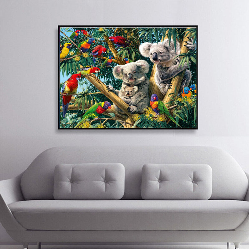 Diy 5D Diamond Painting Koala Cross Stitch Kits Embroidery Needlework Decor