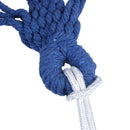 Portable Outdoor Hammock Hang Bed Travel Camping Swing Canvas Blue Stripe