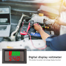 Dual Display Voltmeter Meter Battery Capacity Indicator Car Volt Panel Monito