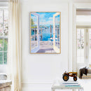 Paint By Numbers for Kid Beginner Outside Door Seascape Home Decor Painting Kit