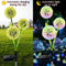 Solar Lights Outdoor Garden Lamp Decorative 2 Pack Solar Dandelion Garden