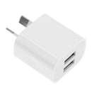 Portable 5V 2A Dual Port AU Male USB Power Adapter Travel Charger