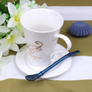 Stainless Steel Drinking Straw Reusable Sucker Spoon Filter Bar Kit (Blue) Newly
