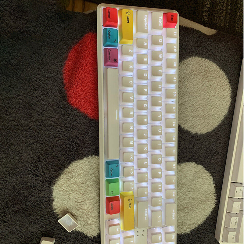 10pcs Mechanical Keyboard CMYK Button Key for Cherry Modifier Replacement Keycap