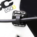 5pcs Bike Brake Cable Guide Clips Aluminium Alloy C Buckles Clamp (Black) Newly