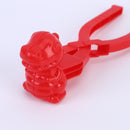 Snowball Maker Tool Dragon Shape Snow Ball Tongs with Handle (Red) Newly