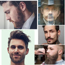 Double Side Portable Beard Comb Men Anti Static Hair Styling Tools (Black Newly